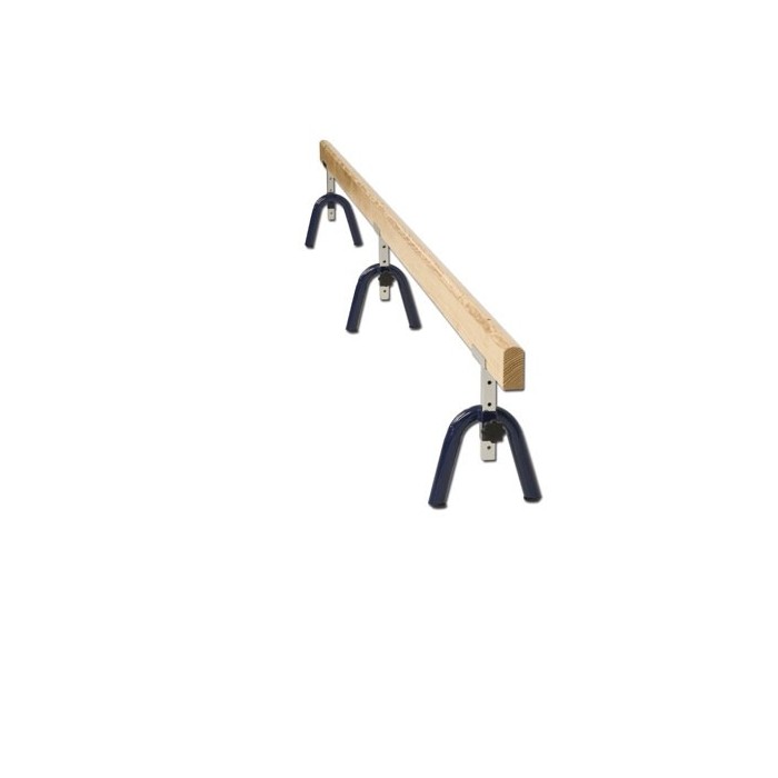 Asse di equilibrio Sport System in legno altezza regolabile cm 30/50 lunghezza mt 5 Art. S00058
