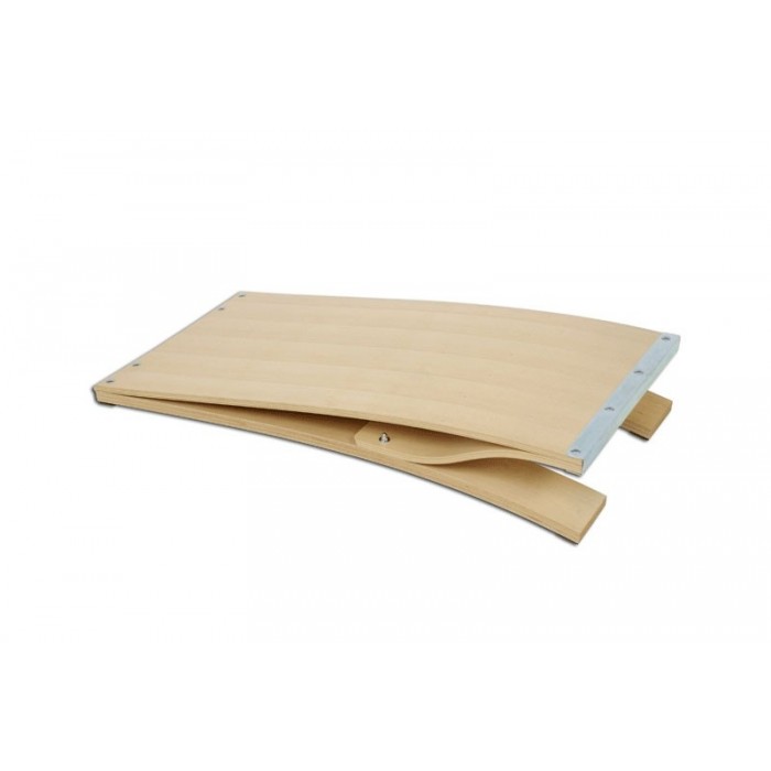 Pedana elastica con piano di battuta di legno S00204