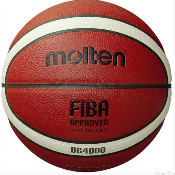 Pallone Molten Basket B7G4000 (ex BGF7X) FIBA Approved Ufficiale FIP e Lega Nazionale Pallacanestro