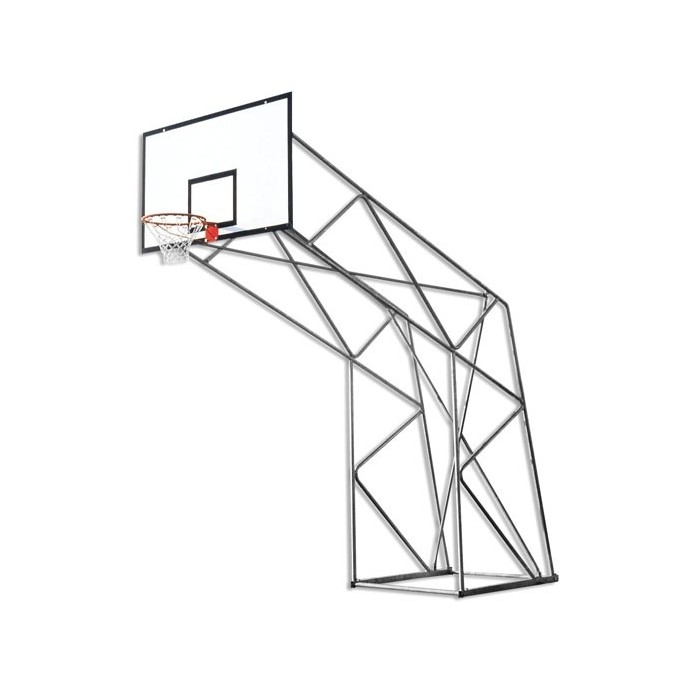 Impianto basket olimpionico a traliccio di acciaio zincato, sbalzo cm 225 Art. S04020