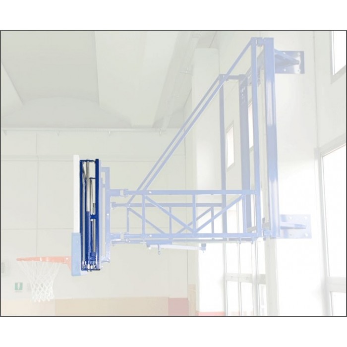 Coppia dispositivi meccanici per regolazione altezza dei tabelloni degli impianti basket a muro e a soffitto Art. S04074