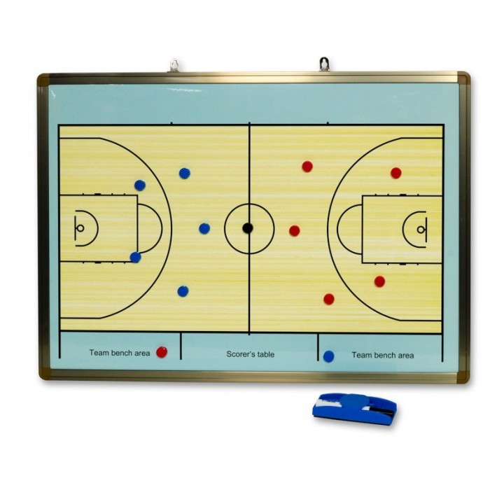 Lavagna magnetica per basket con pedine dimensioni cm 85x60 Art. S04286