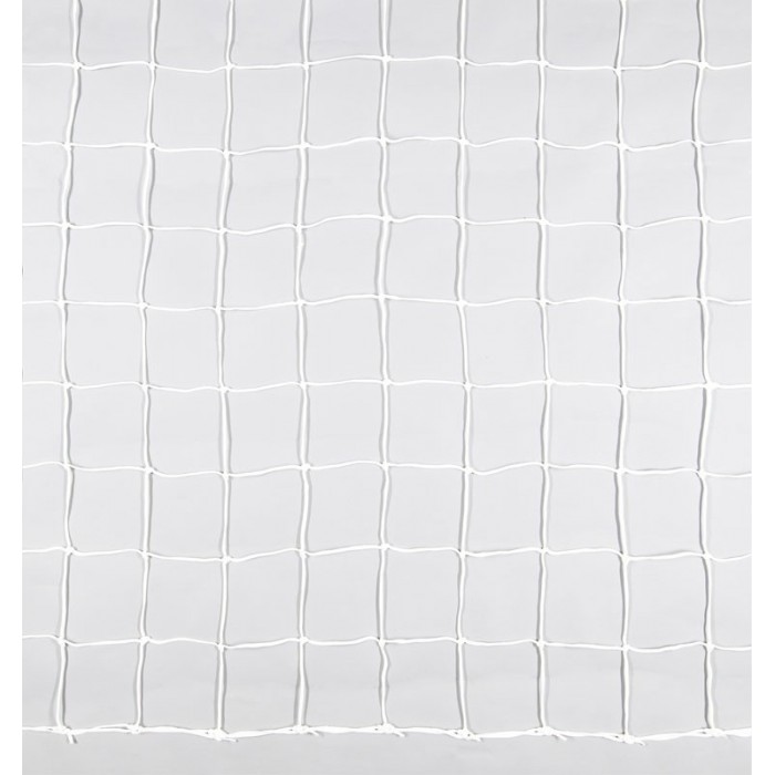 Coppia reti calcio regolamentari in polietilene diametro mm 3,5 annodato maglia quadra Art. S04360