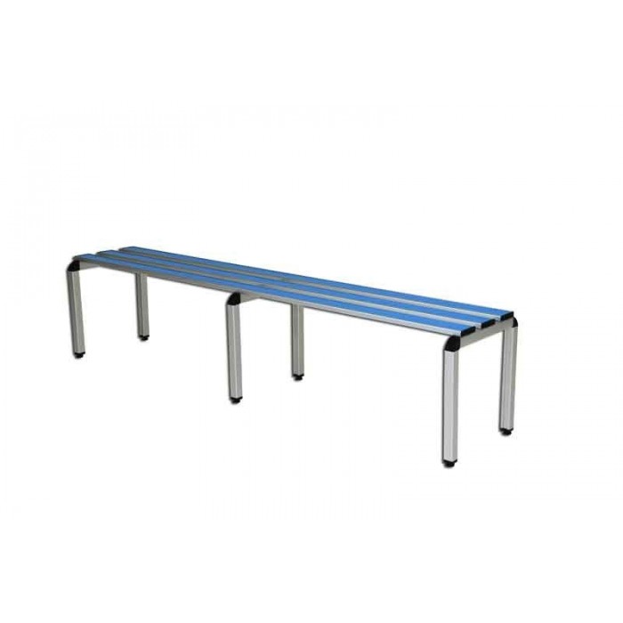 Panchina 2m Seduta Semplice Struttura Alluminio Anodizzato Art S07352