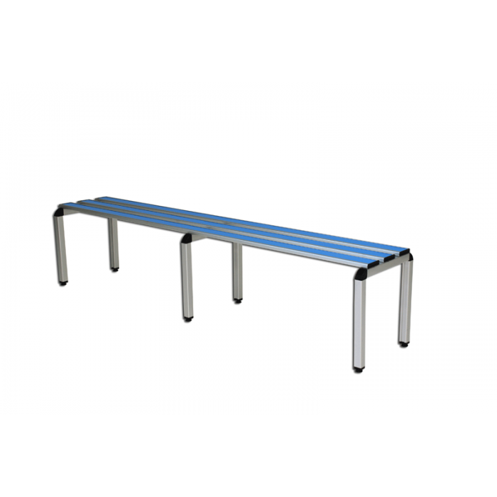 Panchina 1m Seduta Semplice Struttura Alluminio Anodizzato Art S07354
