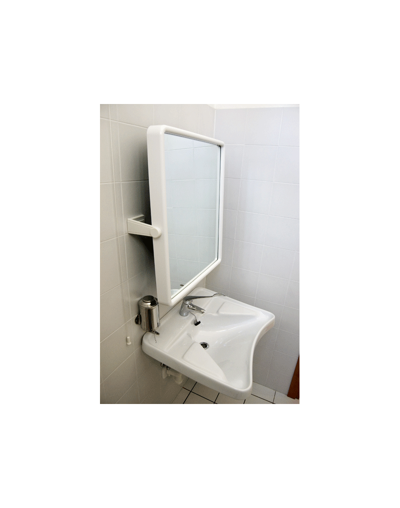 Specchio a parete basculante per disabili S07452 misure 50x80