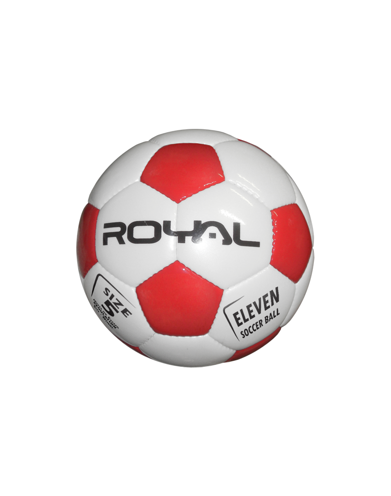 PALLONE CALCETTO ROYAL TROPHY MOD. ELEVEN N° 4 BIANCO ROSSO