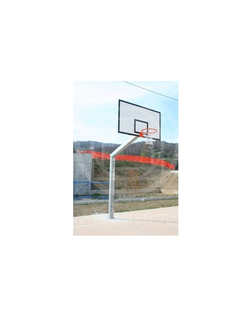 Impianto basket monotubolare sbalzo 220 cm. B651-2 Certificato