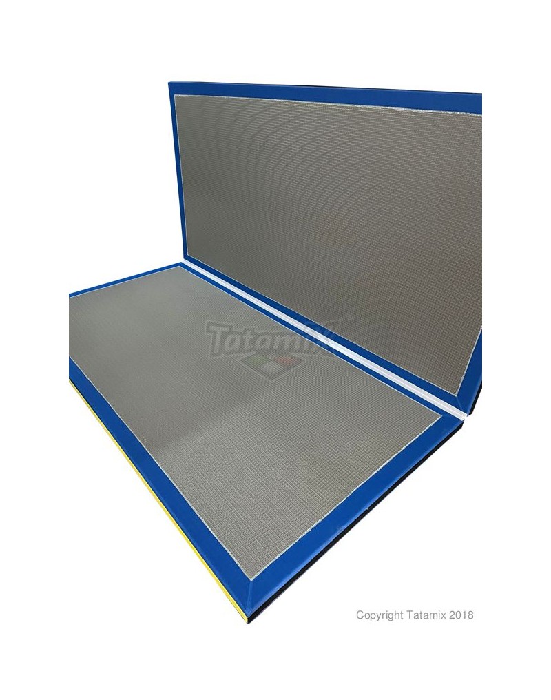 Tatami Pieghevole PV40 200x200x4cm PU+PE PVC Blu