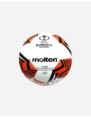 Pallone Calcio Molten Uefa TPU 2100 "Soft Touch" White-Navy Misura 5
