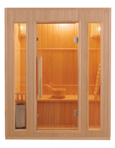 Sauna A Vapore Finlandese tradizionale Zen 3 Posti