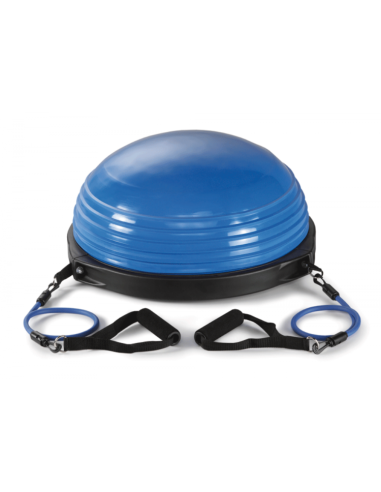 Pilates Dome, semisfera gonfiabile con elastici e maniglie S01438