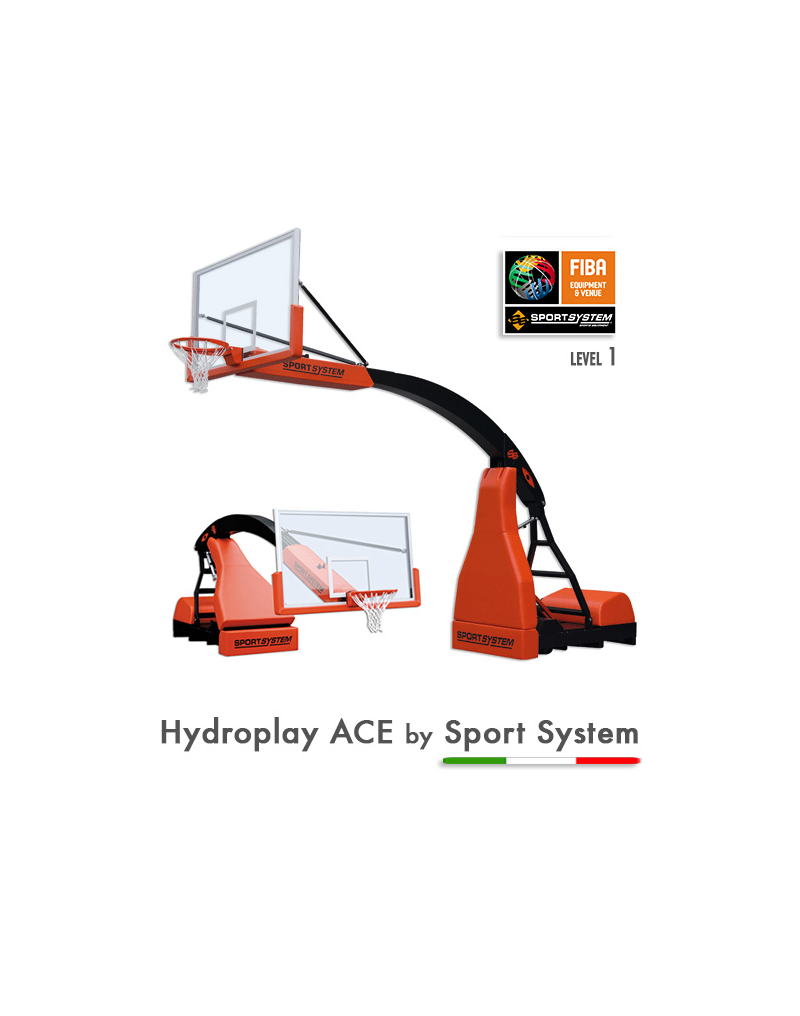 Impianto Hydroplay Training mobile su ruote, come S04115 ma oleodinamico elettrico S04117