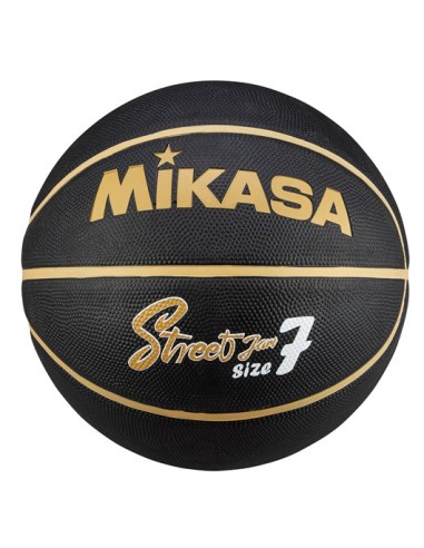 Pallone basket gomma green Mikasa Misura 7 Nero ed Oro