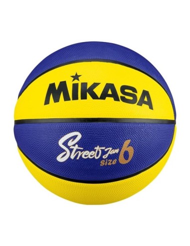 Pallone basket gomma green Mikasa Misura 6 Blu e Giallo