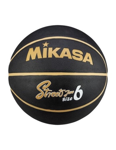 Pallone basket gomma green Mikasa Misura 6 Nero ed Oro