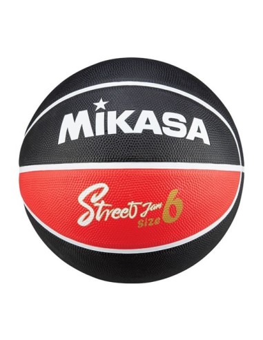 Pallone basket gomma green Mikasa Misura 6 Nero e Rosso