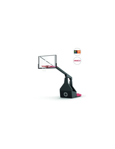 Impianto basket oleodinamico MOVE 19 Elettrico sbalzo cm 330 omologato F.I.B.A. 1° livello