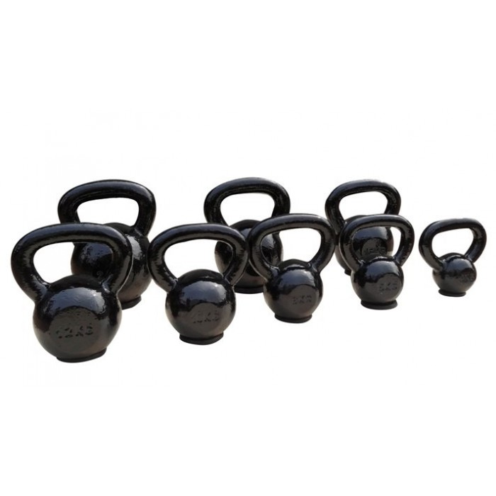 Kettlebell ghisa verniciata base in gomma kg 20 toorx cod KGV-20