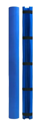 Coppia di Protezioni PV-Basic per pali Volley e altri sport (Adatta a pali di diametro/sezione da 8 a 15 cm) Chiusura a velcro