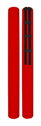 Coppia di Protezioni PV-Pro per pali Volley e altri sport (Adatta a pali di diametro/sezione da 8 a 15 cm) Chiusura a velcro e Ignifugo