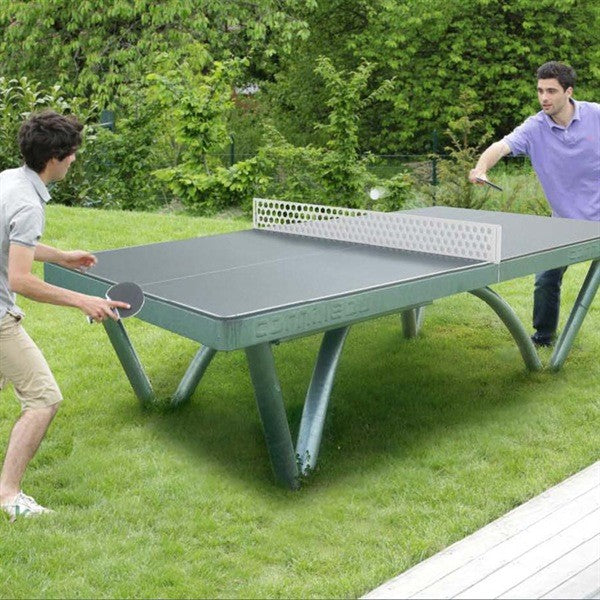 Tavolo Ping Pong Cornilleau Park ultra resistente per aree gioco all’aperto piano resina laminata da 9 mm