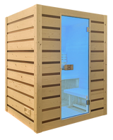 Sauna Finlandese Tradizionale modello  Eccolo 2 Posti 4,5 Kw pietre incluse Cod. HL-EC03PK
