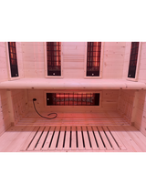 Sauna Holl's Hybrid Combi Infrarosso E Vapore 2 posti Doppia Tecnologia Fornello da 3,5 kW HL-HC02PK