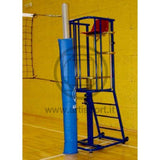 Coppia Protezioni per impianti Pallavolo-Volley Art. V730-NR coppia chiusura Velcro