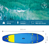 Tavola da SUP / PADDLEBOARD WattSUP F10 Tavola Gonfiabile Polivalente (Perfetta per principianti)