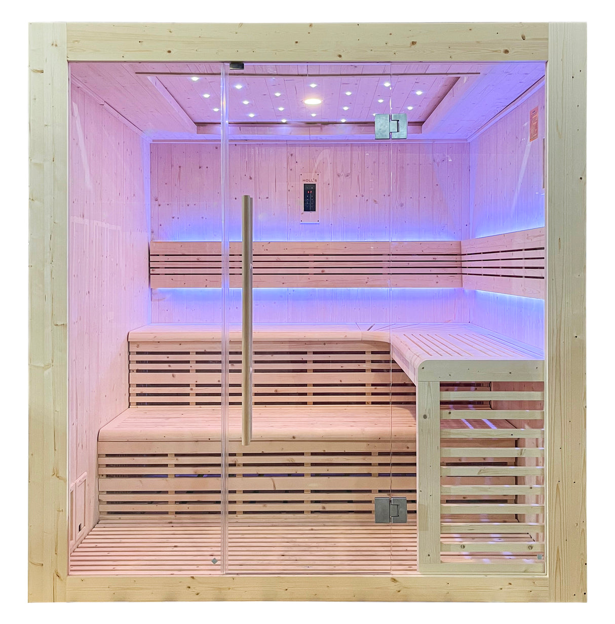 Sauna Finlandese modello Utopia 6 posti Pacchetto completo 8kW stufa e pietre comprese Cod. HL-UTA06PK prezzo a richiesta