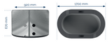 NetSpa Järvi Kit refrigerante per vasca di ghiaccio incluso 3-40°C  Wellness