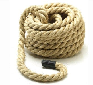 FUNE PER ANELLI IN CANAPA COMPLETE DI REDANCE ANELLI ESCLUSI CS 10
