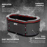 Bagno di ghiaccio Netspa Duo x UFC - Innovazione per il recupero UFC IceBath Cod. SP-UFC301