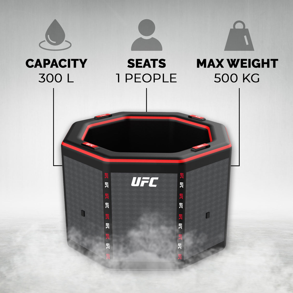 Net-Spa UFC Ice Bath Octagon Spa/Bagno di Ghiaccio Cod. SP-UFC250