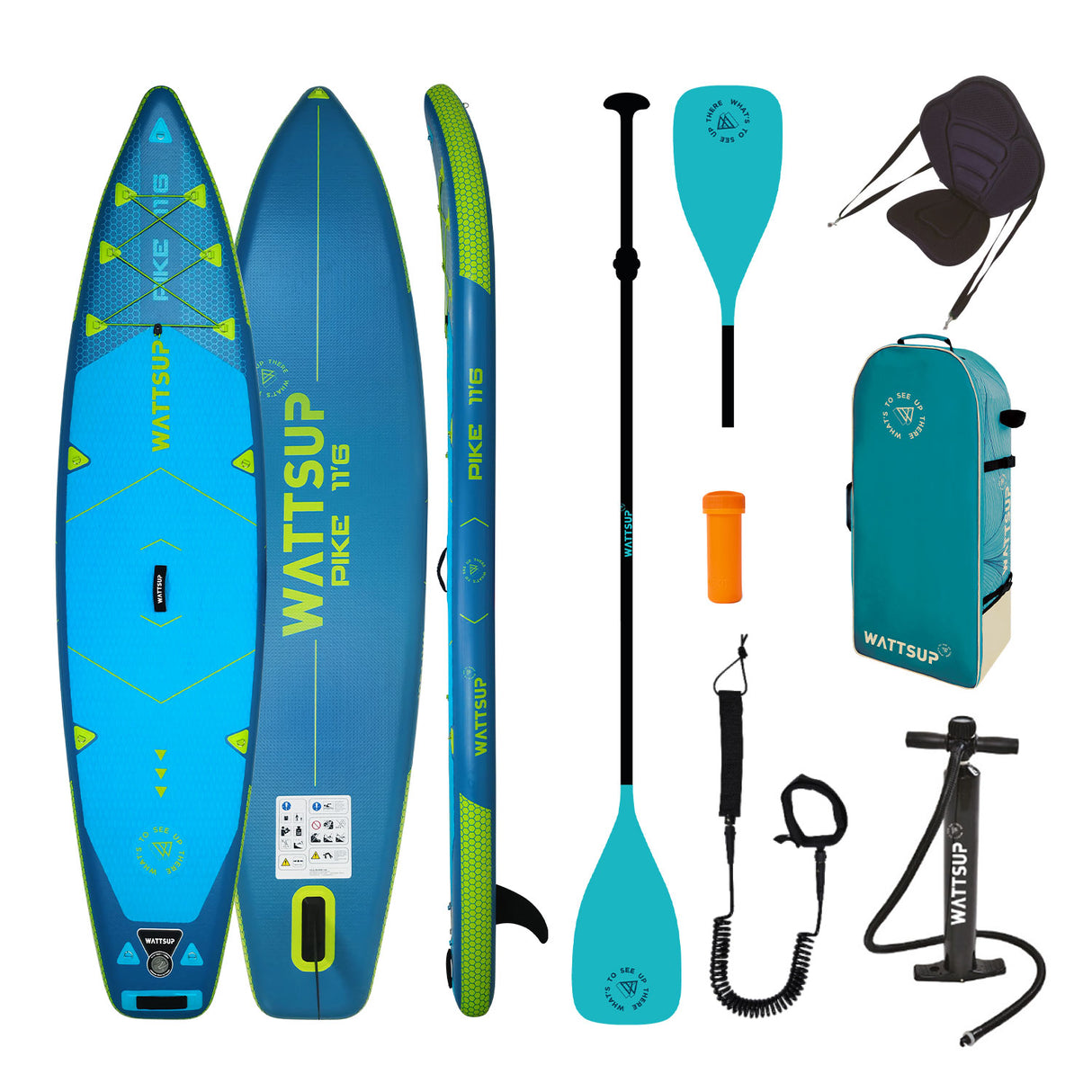 Tavola da SUP / PADDLEBOARD WattSUP Pike 11'6 (Kayak combinato)