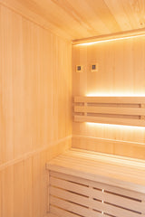 Sauna A Vapore Finlandese tradizionale Zen angolare 3-4 Posti 4.5kW Disponibile dal 11/06/2026 Cod. SN-ZEN3CPK Disponibile dal 06/06/2026