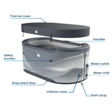 NetSpa Järvi Kit refrigerante per vasca di ghiaccio incluso 3-40°C  Wellness