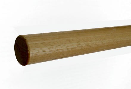 Sbarra danza corrimano legno sez 35 mm mt1 Q.tà minima per la vendita 2 sbarre