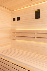 Sense Angular Sauna tradizionale a 3 posti STUFA DA 4.5kw DISPONIBILE DAL 08/06/2026 COD. SN-SENSE-3CPK