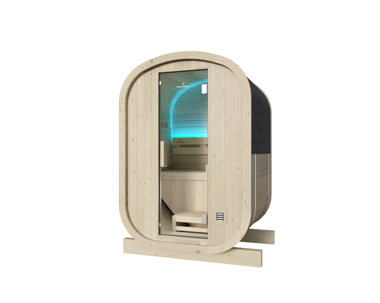 Sauna Gaïa/Gaia Urban - Spruce FS Con stufa e pietre incluse Cod. SN-B130EPK