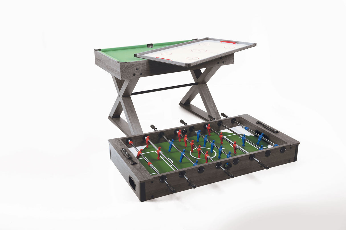 Tavolo Multigioco 9 in uno - versione calciobalilla aste rientranti Cod. ALL-IN-9R