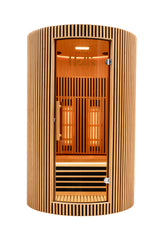Sauna a infrarossi MOON, 2 posti, colore legno LUNA Costo, Spedizione e Preventivo su richiesta! HL-MOON2 Colore LEGNO Disponibile dal 04/06/2026