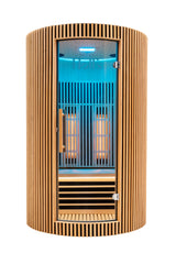 Sauna a infrarossi MOON, 2 posti, colore legno LUNA Costo, Spedizione e Preventivo su richiesta! HL-MOON2 Colore LEGNO Disponibile dal 04/06/2026