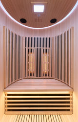 Sauna a infrarossi MOON, 2 posti, colore legno LUNA Costo, Spedizione e Preventivo su richiesta! HL-MOON2 Colore LEGNO Disponibile dal 04/06/2026