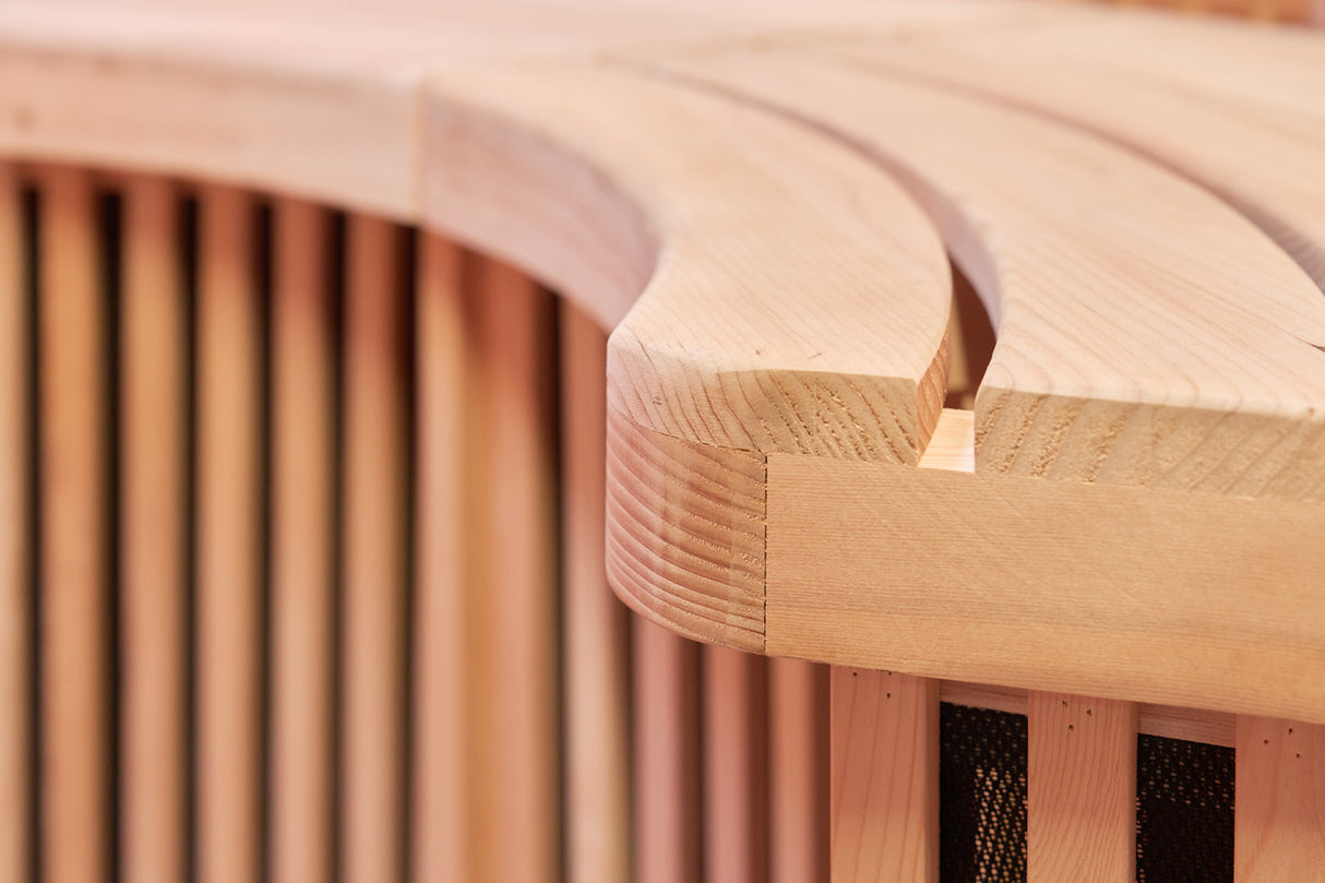 Sauna a infrarossi MOON, 4 posti, colore LEGNO, LUNA HL-MOON4 Costo, Spedizione e Preventivo su richiesta!