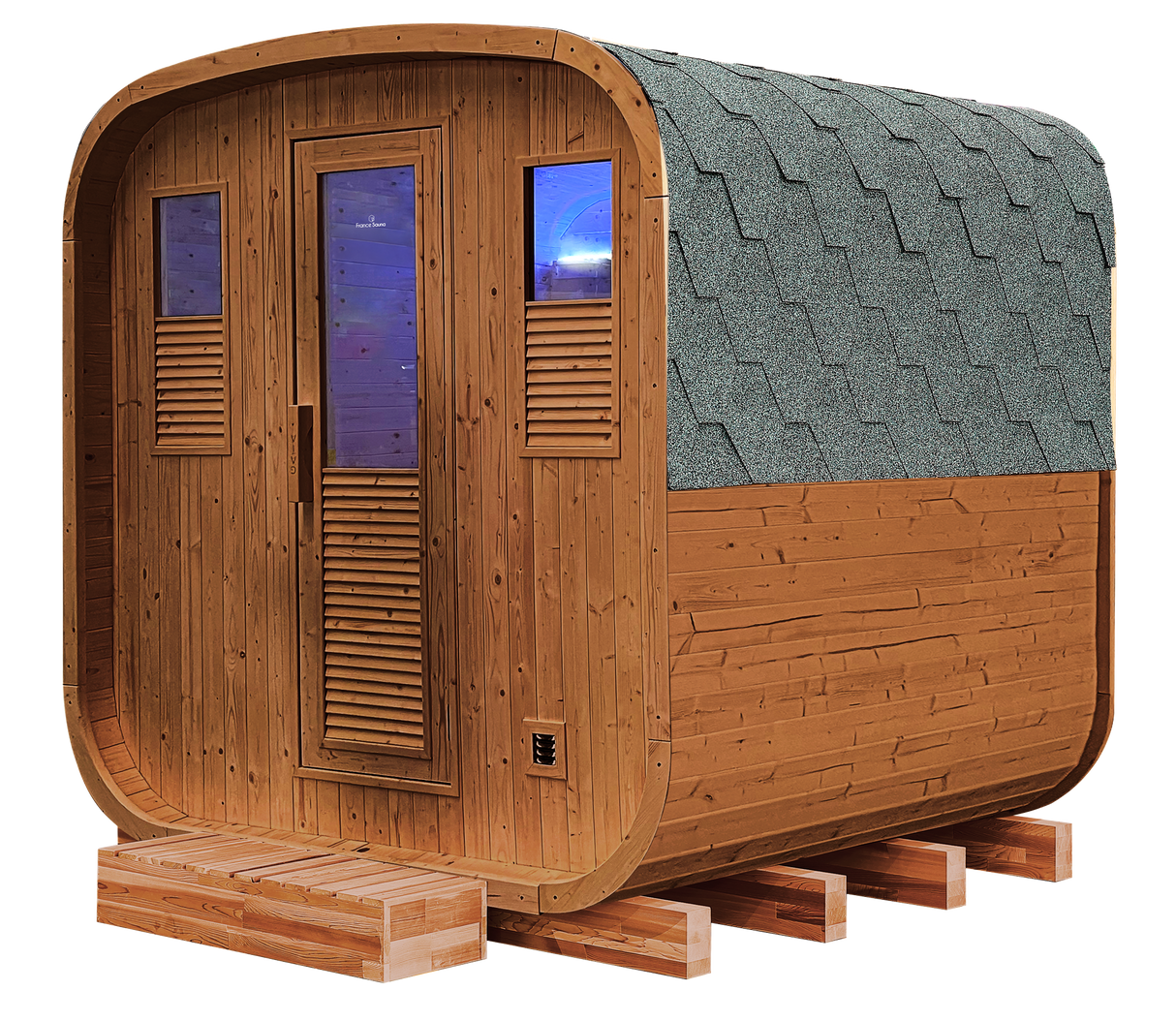 Sauna Gaïa Nova - Spruce FS da 6 posti a sedere Tecnologia a vapore Cod. SN-B200E Disponibile dal 05/06/2026