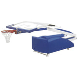 IMPIANTO BASKET FIBA OLEODINAMICO sbalzo cm 330 MANUALE ART.2410A