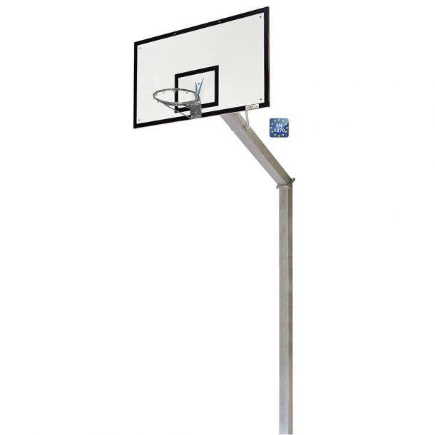 Impianto basket monotubo zincato a caldo sbalzo 225cm a paio Art 2426