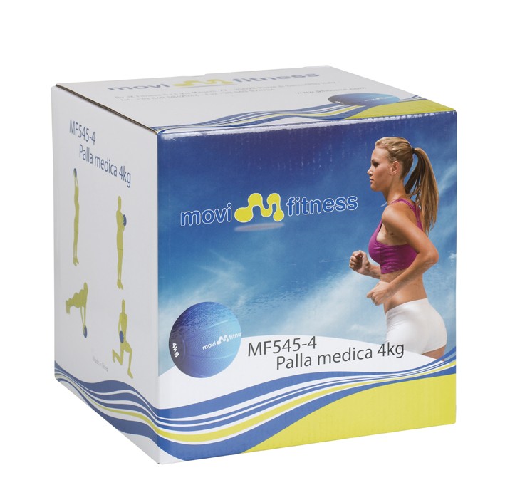 PALLA MEDICA IN GOMMA MOVI FITNESS MF545-4 KG4